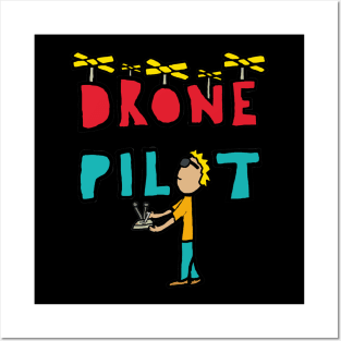 RC Drone Pilot Posters and Art